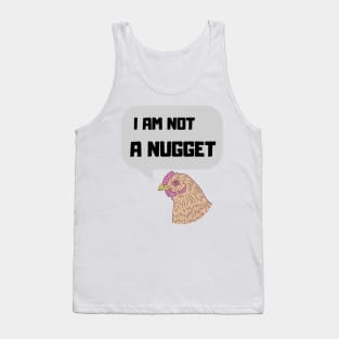 I Am Not A Nugget Vegan Tank Top